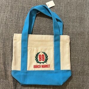 99 Ranch Market Canvas Tote Bag BLUE